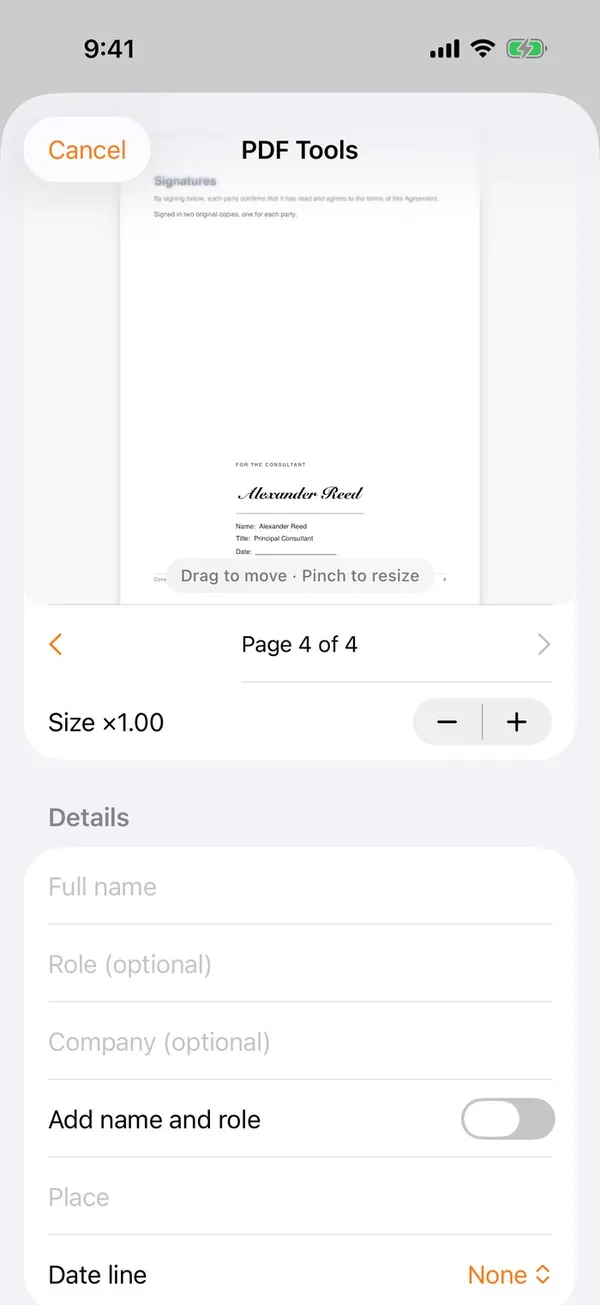 Sign. Share. Done.