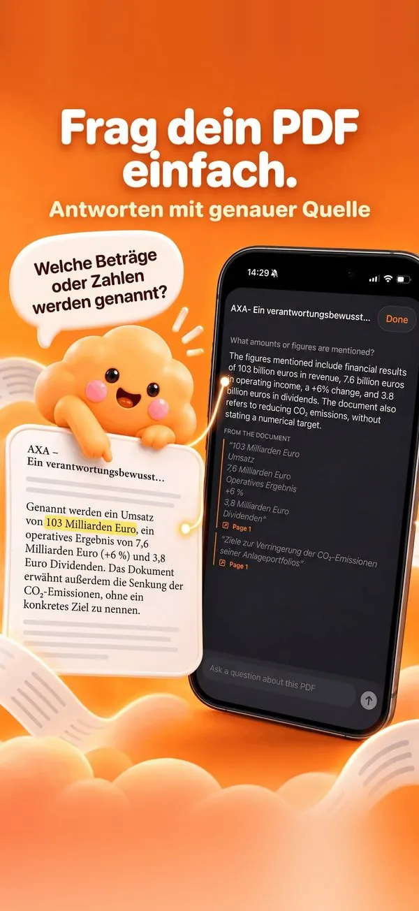 Frag dein PDF. Mit Seitenangabe.