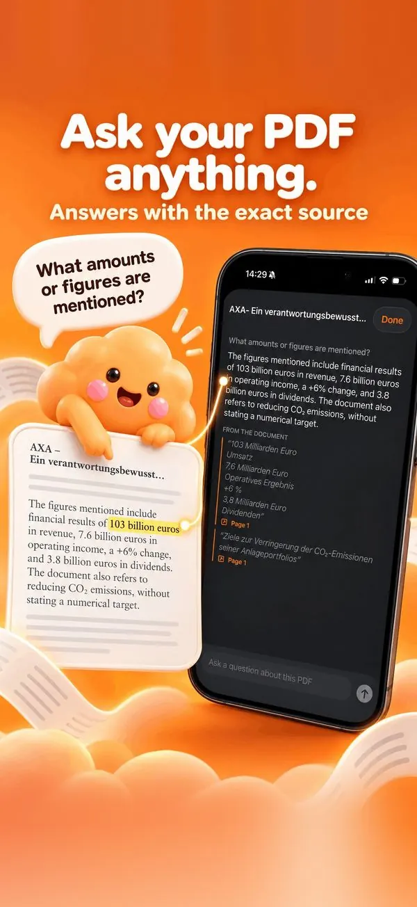 Ask your PDF anything.