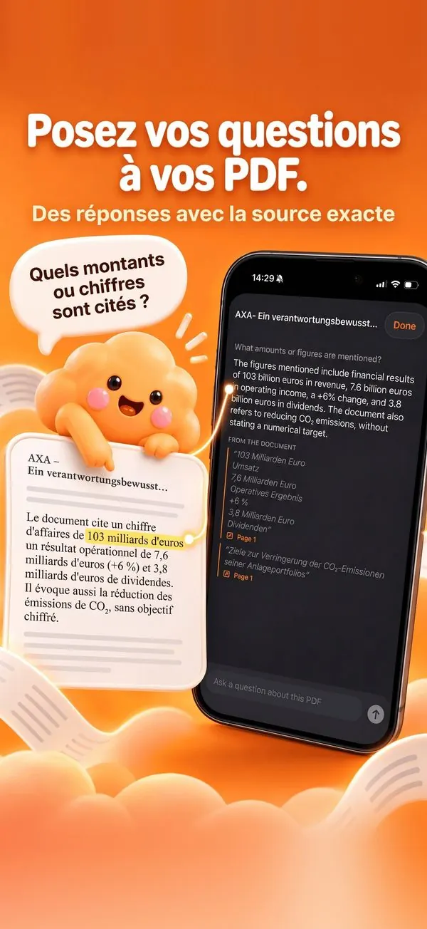 Posez vos questions à vos PDF.